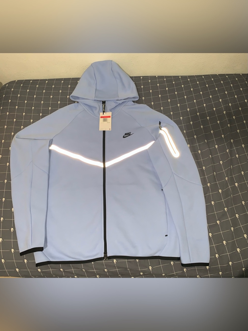 Nike Tech Fleece Windrunner Full-Zip Jacket Reflective IM6537-468 Size: Large